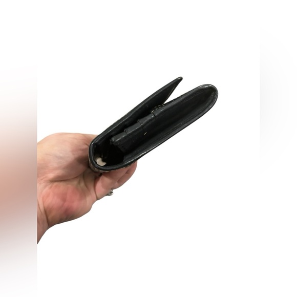 Coach Vintage Y2K black jacquard signature print black wallet - Picture 11 of 13